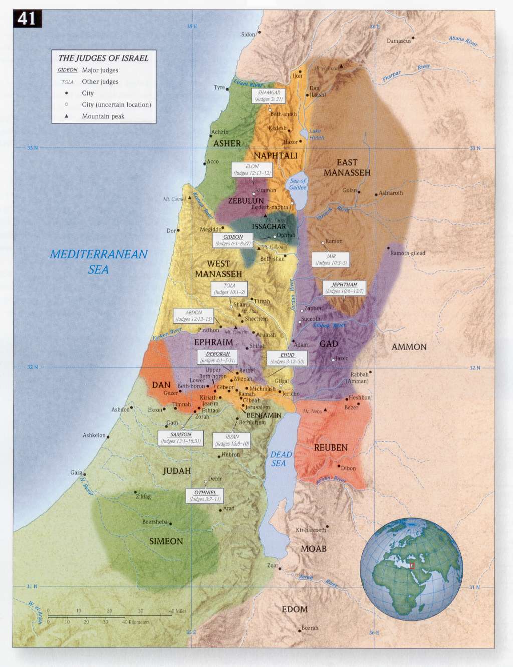 Bible Land Maps | New Testament Christians.Com